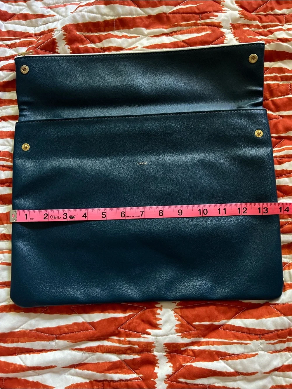 DELFONICS CRAIG Fold-Over Carrying Case with Gold Hardware